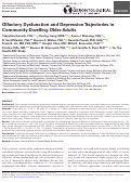 Cover page: Olfactory Dysfunction and Depression Trajectories in Community-Dwelling Older Adults.