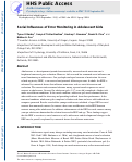 Cover page: Social influences of error monitoring in adolescent girls