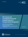 Cover page: The Causes and Consequences of Local Growth Control: A Transportation Perspective