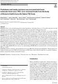 Cover page: Prediabetes and insulin resistance are associated with lower trabecular bone score (TBS): cross-sectional results from the Study of Women’s Health Across the Nation TBS Study