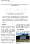 Cover page of Measurements of dynamic impedance for a model levee on peat