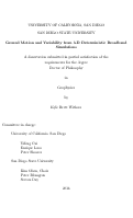 Cover page: Ground Motion and Variability from 3-D Deterministic Broadband Simulations