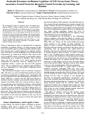 Cover page: Stochastic Resonance in Human Cognition: ACT-R Versus Game Theory, Associative Neural Networks, Recursive Neural Networks, Q-Learning, and Humans