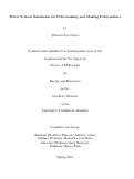 Cover page: Power System Simulation for Policymaking and Making Policymakers