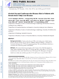 Cover page: Alcohol Use and Cardiovascular Disease Risk in Patients With Nonalcoholic Fatty Liver Disease