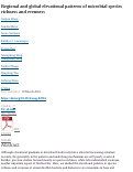 Cover page: Regional and global elevational patterns of microbial species richness and evenness