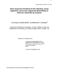 Cover page: Dose-Response Functions for the Olfactory, Nasal Trigeminal, and Ocular Trigeminal Detectability of Airborne Chemicals by Humans