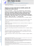 Cover page: Objective score from initial interview identifies patients with probable dissociative seizures