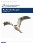 Cover page of UCSB Restoration Register - September 2023