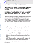 Cover page: Early animal model evaluation of an implantable contrast agent to enhance magnetic resonance imaging of arterial bypass vein grafts