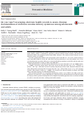 Cover page: Do you vape? Leveraging electronic health records to assess clinician documentation of electronic nicotine delivery system use among adolescents and adults