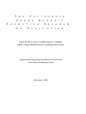 Cover page: California Prune Board's Promotion Program: An Evaluation.