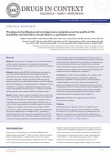 Cover page: The impact of antidepressants on depressive symptom severity, quality of life, morbidity, and mortality in heart failure: a systematic review.