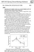 Cover page: Air Quality Index and All-Cause Mortality in Maintenance Dialysis Patients