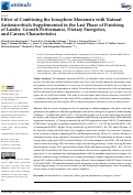 Cover page: Effect of Combining the Ionophore Monensin with Natural Antimicrobials Supplemented in the Last Phase of Finishing of Lambs: Growth Performance, Dietary Energetics, and Carcass Characteristics.