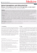 Cover page: Spinal dysraphism and dislocated hip