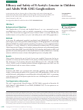 Cover page: Efficacy and Safety of N-Acetyl-l-Leucine in Children and Adults With GM2 Gangliosidoses.