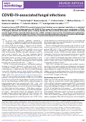 Cover page: COVID-19-associated fungal infections