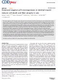 Cover page: Dominant-negative p53-overexpression in skeletal muscle induces cell death and fiber atrophy in rats