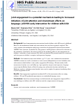 Cover page: Joint engagement is a potential mechanism leading to increased initiations of joint attention and downstream effects on language: JASPER early intervention for children with ASD