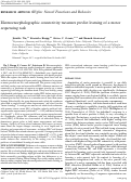 Cover page: Electroencephalographic connectivity measures predict learning of a motor sequencing task