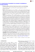 Cover page: A comprehensive formulation for volumetric modulated arc therapy planning.