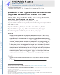 Cover page: Quantification of brain oxygen extraction and metabolism with [15O]-gas PET: A technical review in the era of PET/MRI