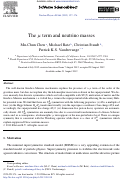 Cover page: The μ term and neutrino masses