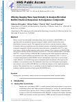 Cover page: Utilizing imaging mass spectrometry to analyze microbial biofilm chemical responses to exogenous compounds