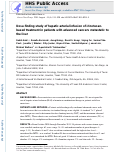 Cover page: Dose-finding study of hepatic arterial infusion of irinotecan-based treatment in patients with advanced cancers metastatic to the liver