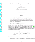 Cover page: Combinatorial congruences and ψ-operators