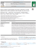 Cover page: Natural variation in photosynthesis and water use efficiency of locally adapted Persian walnut populations under drought stress and recovery