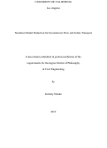 Cover page: Nonlinear Model Reduction for Groundwater Flow and Solute Transport