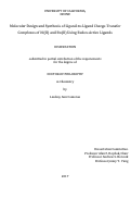 Cover page: Molecular Design and Synthesis of Ligand-to-Ligand Charge-Transfer Complexes of Ni(II) and Ru(II) Using Redox-Active Ligands