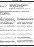 Cover page: Homeless Shelter Characteristics and Prevalence of SARS-CoV-2