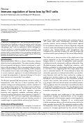 Cover page: Immune regulation of bone loss by Th17 cells