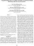 Cover page: Perceptual learning and face recognition : Disruption of second order relational information reduces the face inversion effect.