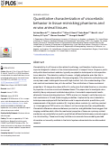 Cover page: Quantitative characterization of viscoelastic behavior in tissue-mimicking phantoms and ex vivo animal tissues