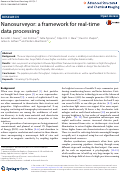 Cover page: Nanosurveyor: a framework for real-time data processing