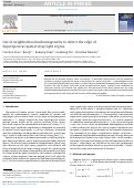 Cover page: Use of neighborhood unhomogeneity to detect the edge of hyperspectral spatial stray light region