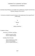 Cover page: Analyzing Group B Streptococcal and Host Factors Influencing Vaginal Colonization and Exploring Therapeutic Interventions