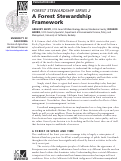 Cover page: Forest Stewardship Series 2: A Forest Stewardship Framework