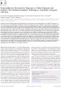 Cover page: Eosinophils Are Recruited in Response to Chitin Exposure and Enhance Th2-Mediated Immune Pathology in Aspergillus fumigatus Infection