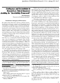 Cover page: Contingency and Determinism in Research on Critical Junctures: Avoiding the "Inevitability Framework"