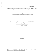 Cover page: Magnetic Alignment of Pulsed Solenoids Using the Pulsed Wire Method