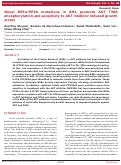 Cover page: Novel B55α-PP2A mutations in AML promote AKT T308 phosphorylation and sensitivity to AKT inhibitor-induced growth arrest