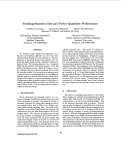 Cover page: Training sequence size and vector quantizer performance