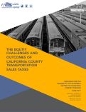 Cover page: The Equity Challenges and Outcomes of California County Transportation Sales Taxes