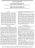 Cover page: Comparing predictions from the Elaboration Likelihood Model and a Bayesian model of argumentation