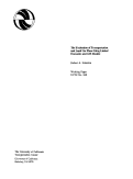 Cover page: The Evaluation of Transportation and Land Use Plans Using Linked Economic and GIS Models